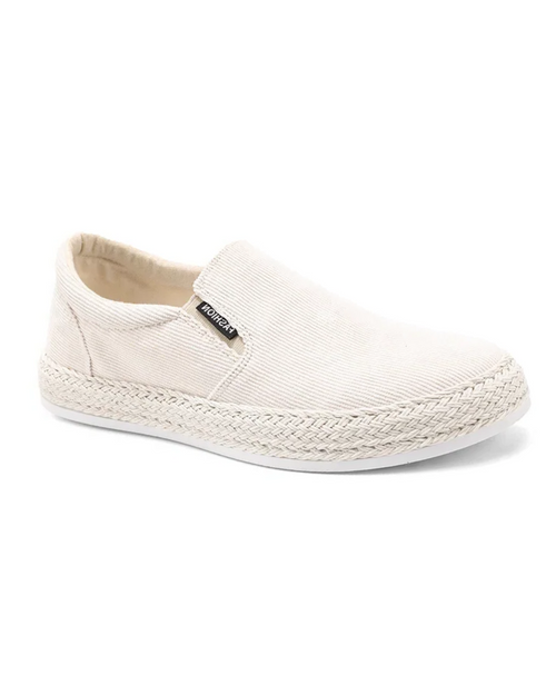 Wit | Eleganckie płócienne buty wsuwane